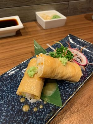 Yuba nigiri at Chikyū Vegan Sushi Bar & Izakaya in Las Vegas