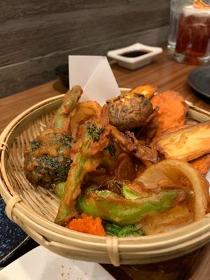 Tempura at Chikyū Vegan Sushi Bar & Izakaya in Las Vegas
