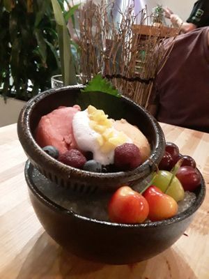 Sorbet  at Chikyū Vegan Sushi Bar & Izakaya in Las Vegas