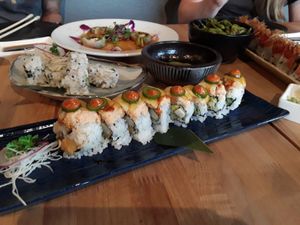 Snapdragon (my personal favorite!)  at Chikyū Vegan Sushi Bar & Izakaya in Las Vegas