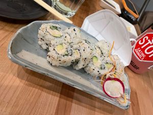 California roll   at Chikyū Vegan Sushi Bar & Izakaya in Las Vegas