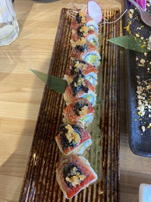 Staghorn roll  at Chikyū Vegan Sushi Bar & Izakaya in Las Vegas