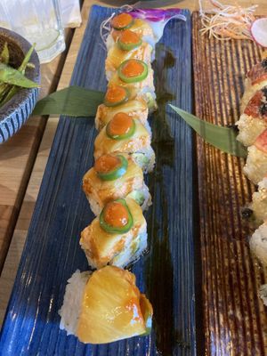 Snapdragon roll.  at Chikyū Vegan Sushi Bar & Izakaya in Las Vegas