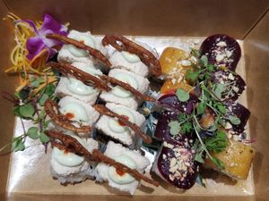 Golden head at Chikyū Vegan Sushi Bar & Izakaya in Las Vegas