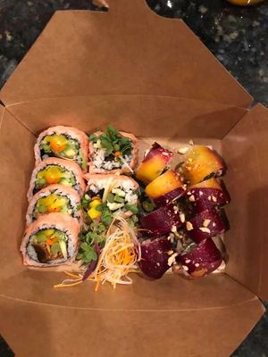 Rainbow  at Chikyū Vegan Sushi Bar & Izakaya in Las Vegas