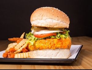 Vegan Burger! at Kaktus & Co in Montevideo