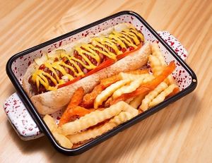 Vegan HotDog! at Kaktus & Co in Montevideo