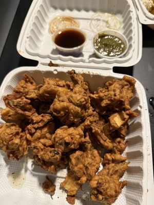 Veg pakoras   at Taste of India in Rockaway Beach