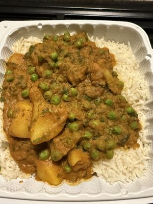 Aloo mutter  at Taste of India in Rockaway Beach