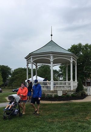 Market entrance  at Farmer's Market in Hudson