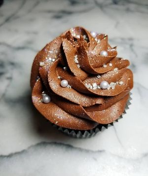 Chocolate with chocolate ganache at Oh My Gosh Ganache in Frederick