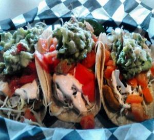 HAD THE VEGAN FISH TACOS WHICH WHERE REAL DELICIOUS! I ALSO HAD A FEW BURRITOS AS WELL. PRACTICALLY EVERYTHING ON THE MENU CAN BE MAD VEGAN, SO YOU CAN NOT LOSE WITH THIS PLACE. PRICES ARE A LITTLE HIGH BUT YOU GET WHAT YOU PAY FOR. I RATHER PAY FOR  at Pelon's Baja Grill in Norfolk