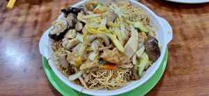 Noodles at Wo Che Estate Vegetarian Restaurant 天賜素齋 in New Territories
