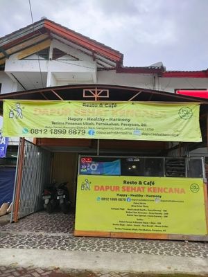 Outside at Dapur Sehat Kencana in Jakarta