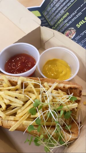 Vegan Hot Dog at Fresca Vida in Clearwater