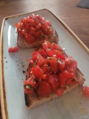 Bruschetta at Tazzi Pizza in Hamburg