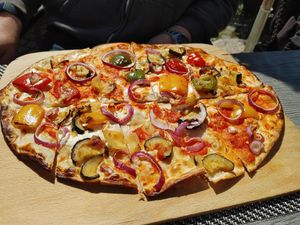 Flammkuchen at Opera in Pforzheim