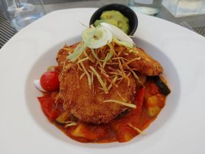 Rösti mit ratatouille at Opera in Pforzheim