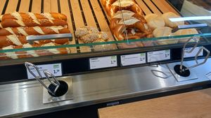 pretzels and rolls at backWERK - Friedrich-Wilhelm-Platz in Aachen