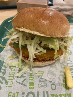 Angry chick burger  at Vedang - green burger | Bikini in Berlin