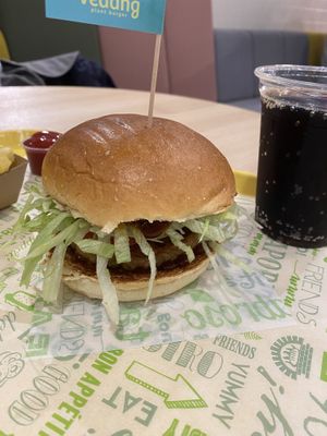 Baby q burger  at Vedang - green burger | Bikini in Berlin