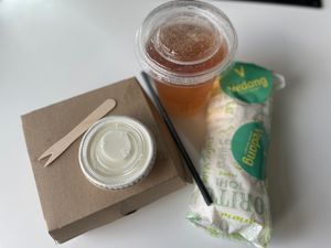 kebap wrap menu  at Vedang - green burger | Bikini in Berlin