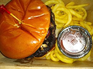 Portobello mushroom sandwich no cheese no Ostro sauce no butter at Café Ostro in Dalton