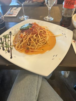 Spaghetti pomodoro  at Pizzeria Il Faro in Borkum