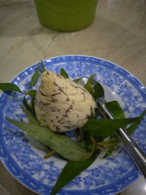 The vegan duck egg at My Duyen in Long Xuyen