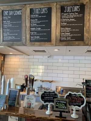 Menu at Farm Fresh Juice Company in Rocklin