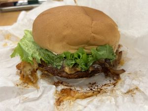 Bacon burger (I think)   at Pure Soul PB Eats in Sacramento