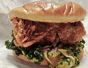 Big Poppa Chik'n Sandwich at Pure Soul PB Eats in Sacramento