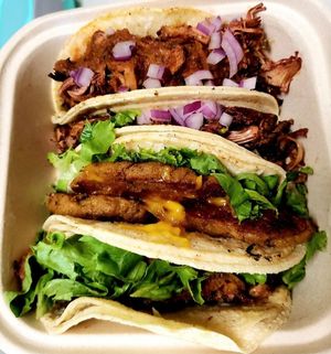 Vegan Taco Trio at Pure Soul PB Eats in Sacramento
