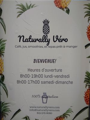 Hours as of July 2022 at Naturally Vero in Chelsea