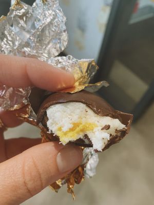 Cream egg at Naturally Vero in Chelsea