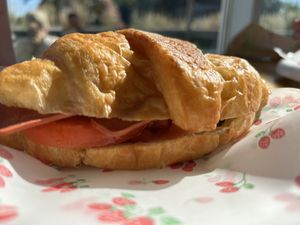 BLT croissant   at Naturally Vero in Chelsea