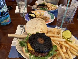 in the middle is artichoke fries at D'Arcy's Tavern in Bradley Beach