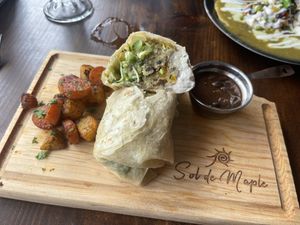 Burritos 🤤🤤🤤🤤  at Sol de Maple in Cozumel