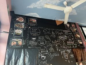 Menu board   at Sol de Maple in Cozumel