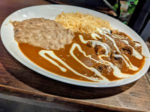 Mushroom Mole at Sol de Maple in Cozumel