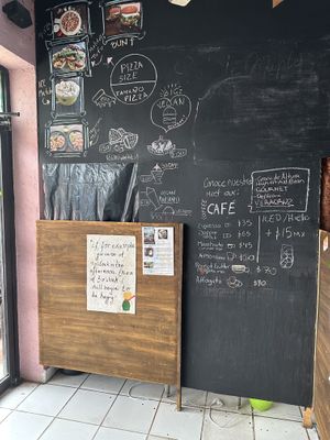 Some menu items   at Sol de Maple in Cozumel