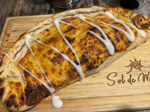 Mexican Calzone  at Sol de Maple in Cozumel
