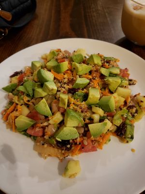 Quinoa Salad at Sol de Maple in Cozumel
