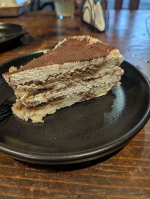 Tiramisu at Sol de Maple in Cozumel