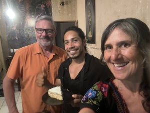 Baja Tacos, beans and rice    at Sol de Maple in Cozumel