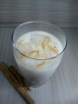 Horchata at Sol de Maple in Cozumel