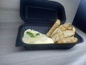 Hummus at Sol de Maple in Cozumel