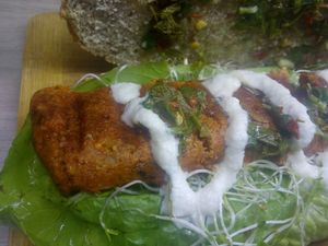 Choripan at Sol de Maple in Cozumel