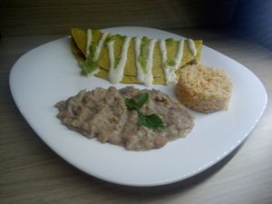 Omelet de garbanzo at Sol de Maple in Cozumel