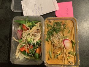 Panang curry, absolutely delicious! Highly recommend!  at Monkey Punch in Noosa Heads